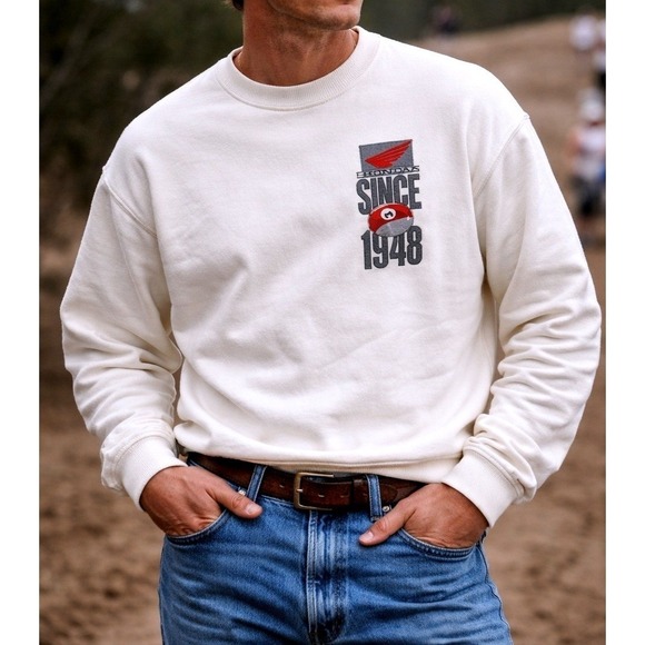 Honda Other - Vintage 1990s Troy Lee Designs Honda Graphic Sweatshirt Made‎ USA Men's M Rare